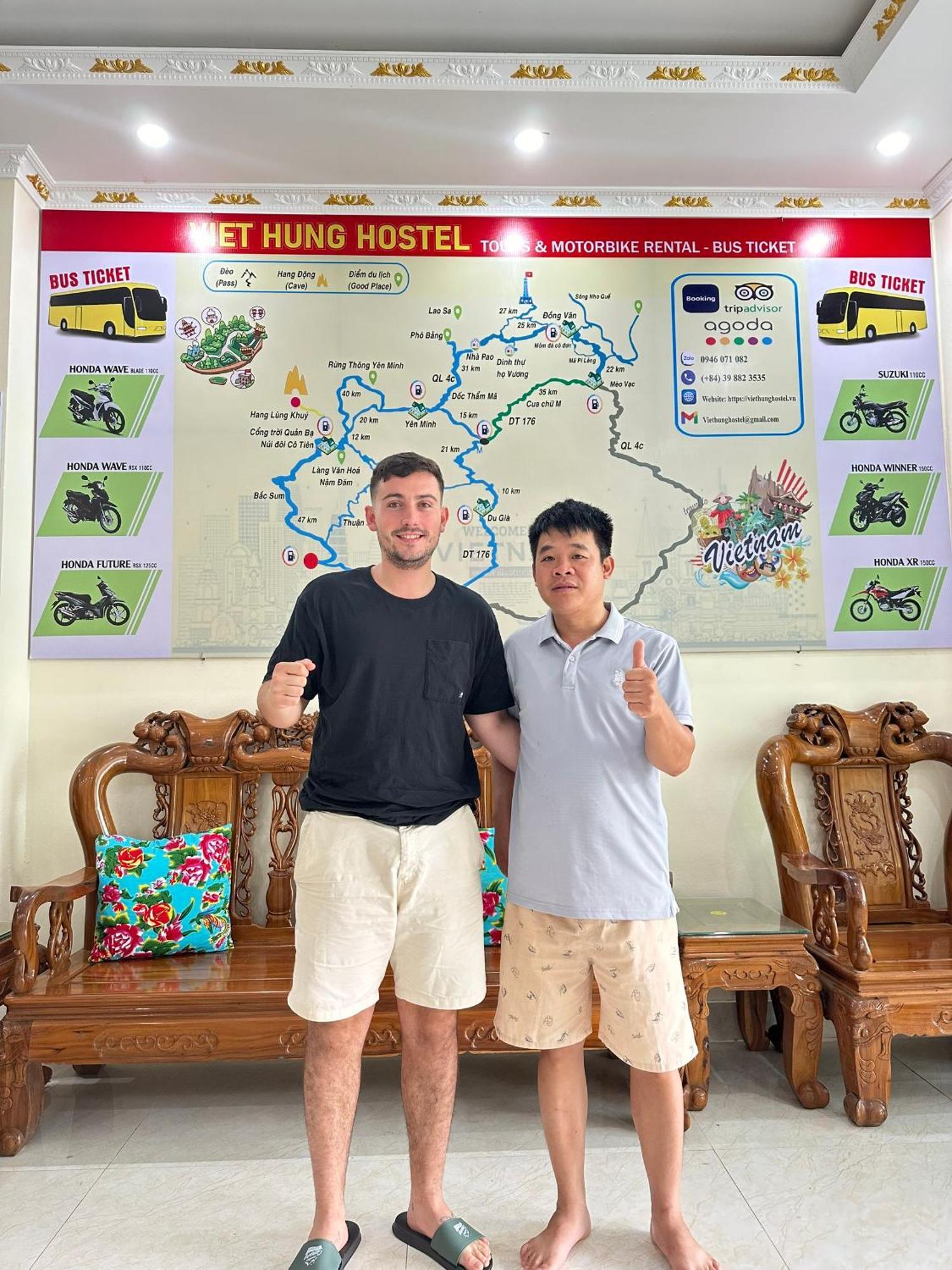 Viethung Hostel-Motorbikes For Rental - Tour Lang Lap Bagian luar foto